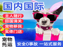 宜春明月山航空空运国际宠物托运 【国
